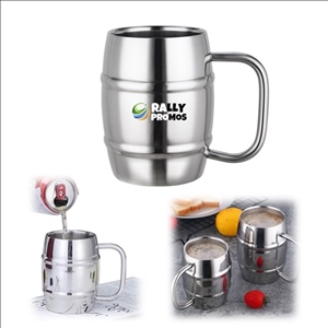 12 OZ Double Wall Stainless Steel Beer Mug